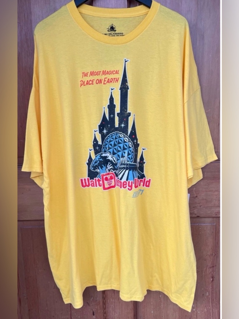 Walt Disney World 1971 Most Magical Place on Earth Unisex T Shirt 3XL